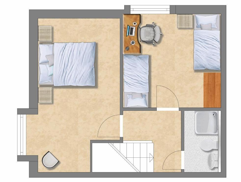 Kormoran Wolke 7 Apartment เพรโรว์ ภายนอก รูปภาพ
