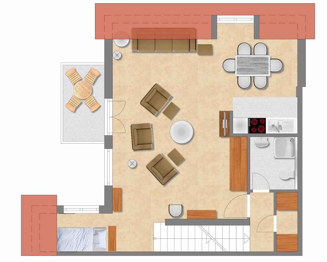 Kormoran Wolke 7 Apartment เพรโรว์ ภายนอก รูปภาพ